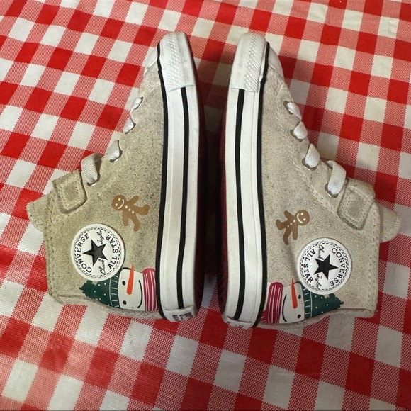 Converse Chuck Taylor All Star 1V Hi Winter Holidays Toddler size 8 - Picture 7 of 12